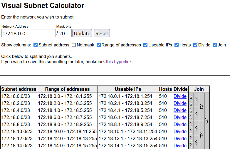 subnet-cidr-calculator