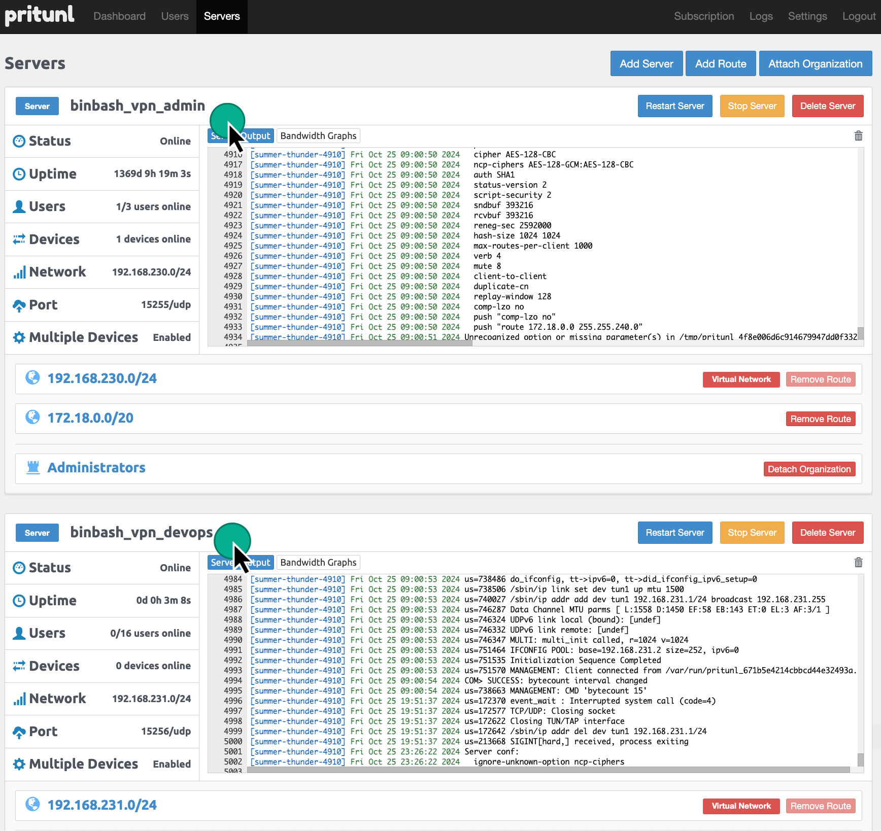 leverage-vpn-pritunl